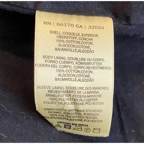 Maeve Size 6 Ellen Black Embroidered Blazer - Picture 11 of 11